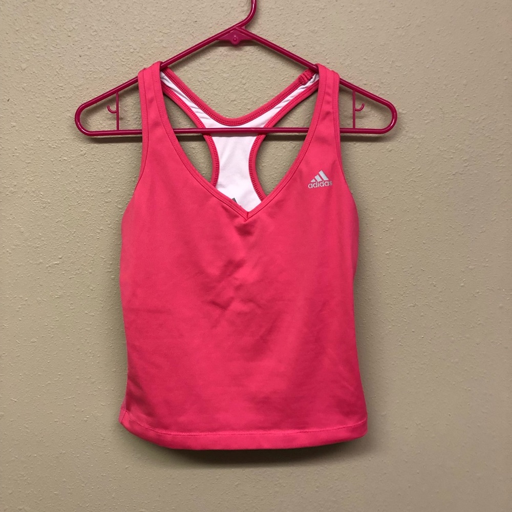 Adidas stretchy workout top